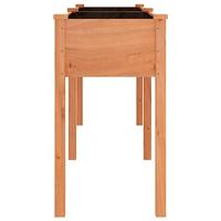 VidaXL Plantenbak met voering 161x45x76 cm massief vurenhout bruin - thumbnail