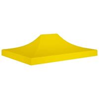 VidaXL Partytentdak 270 g/m² 4x3 m geel - thumbnail