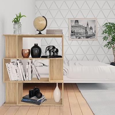 Boekenkast/kamerscherm 80x24x96 cm bewerkt hout sonoma eiken