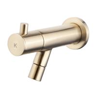 Wiesbaden Fonteinkraan Amador Inbouw 1/2 Messing Geborsteld Goud - thumbnail