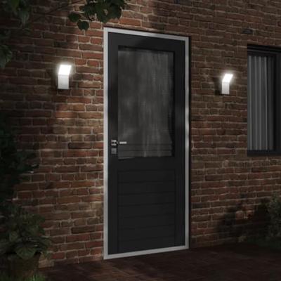 VidaXL Buitenwandlampen 2 st led gegoten aluminium wit VidaXL Buitenwandlampen 2 st led gegoten aluminium wit