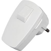 Kopp 170402006 Haakse stekker met randaarde Kunststof Met schakelaar 230 V Wit IP20 - thumbnail
