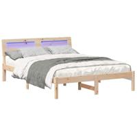 Bedframe Bruin 120 x 190 cm Massief grenenhout - thumbnail
