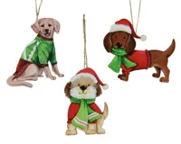 Kaemingk kerstornament ijzer hond 12.5cm - thumbnail
