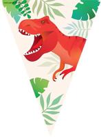 Vlaggenlijn Dino folie 10 meter - thumbnail