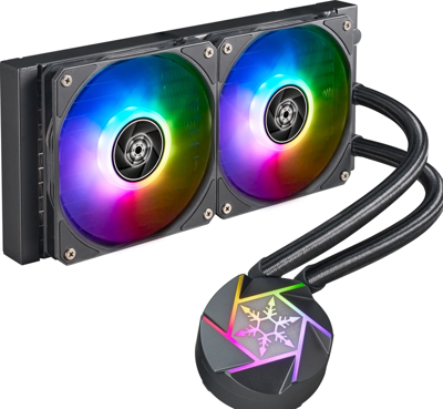SilverStone vida 240 slim waterkoeling (zwart)