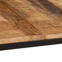 Eettafel 220x90x75 cm massief hout ruw mangohout - thumbnail