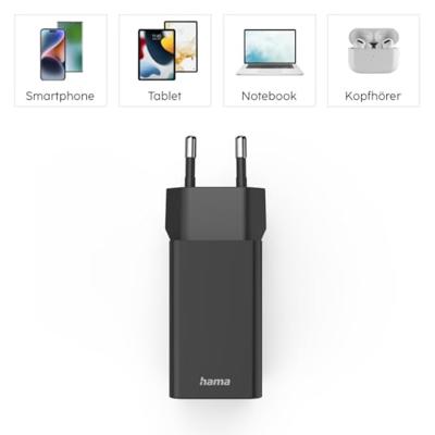 Hama USB-oplader 35.00 W USB-C bus USB PD 3.0 Zwart Thuis USB Power Delivery (USB-PD) Hama USB-oplader 35.00 W USB-C bus USB PD 3.0 Zwart Thuis USB Power Delivery (USB-PD)