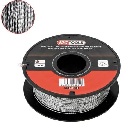 Schijfsnijdraad, geklopt, 50 m. KS Tools 140.2642