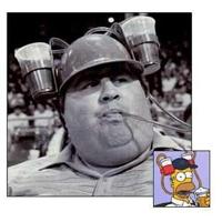 Drankhelm - Bierhelm - 3 kleuren assorti - Per stuk - thumbnail