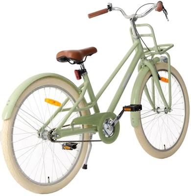 AMIGO Urban Aluminium Frame 24 Inch Meisjes Terugtraprem Groen - thumbnail