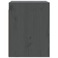 Wandkasten 2 st 30x30x40 cm massief grenenhout grijs - thumbnail