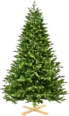 Our Nordic Christmas Lund kunstkerstboom houten voet groen 228cm