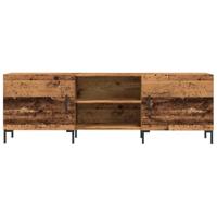 Tv-meubel 150x30x50 cm bewerkt hout oud houtkleurig - thumbnail