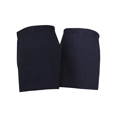 2-pak wijde heren boxershorts - Fox packet 2260 - Blauwe katoenen losse heren boxershorts