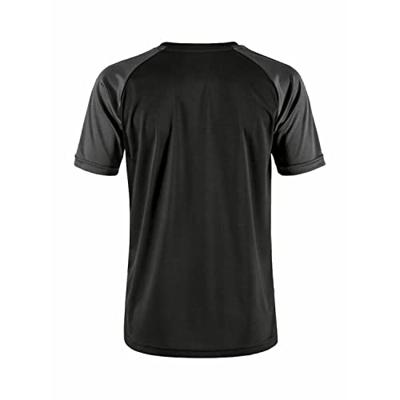 Craft 1912727 Squad 2.0 Contrast Jersey Jr - Black/Granite - 146/152