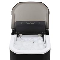 VidaXL Ijsblokjesmachine 1,4 l 15 kg/24 u zwart - thumbnail