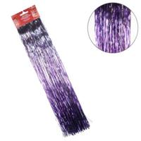 Deco Heitmann lametta folie lila 300 stroken 50 cm | 48 stuks - thumbnail