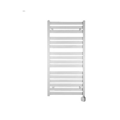 Electrische Wifi Radiator Sanicare HVP Carini Moda 120x60 cm Mat Wit Met Thermostaat Zilver Rechtsonder
