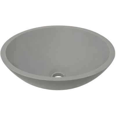Wiesbaden Valerie Waskom - Ronde Opzetwastafel - 43x13 cm - Betonlook