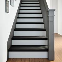 VidaXL Traptreden 2 st 80x25x2 cm massief eikenhout donkerbruin - thumbnail