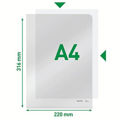 Leitz Zichttassen 4153 DIN A4 Polypropyleen 0.15 mm Transparant 41530003 100 stuk(s)