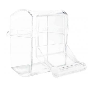 TRIXIE VOERBAK MET LANDINGSPLAATS KUNSTSTOF ASSORTI 7X7 CM 70 ML 4 ST