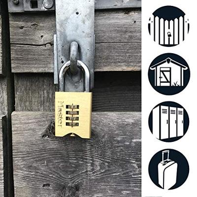 Master Lock Combinatiehangslot Massief messing 50 mm 651EURD