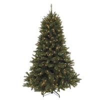 Triumph Tree Forest frosted verlichte kunstkerstboom groen 230cm - 400 lampjes - thumbnail