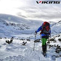 VIKING CARBO LITE TREKKINGSTOKKEN ZWART/LIMOEN - thumbnail