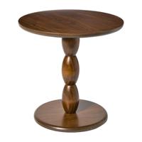 Bijzettafel Anna - bruin - ø40x40 cm - thumbnail