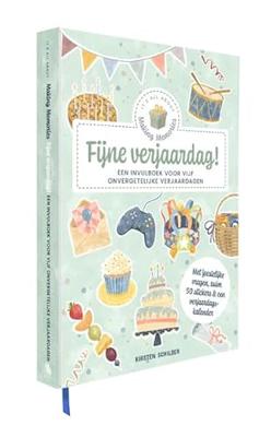 Fijne Verjaardag Invulboek Voor Vijf Onvergetenlijke Verjaadagen