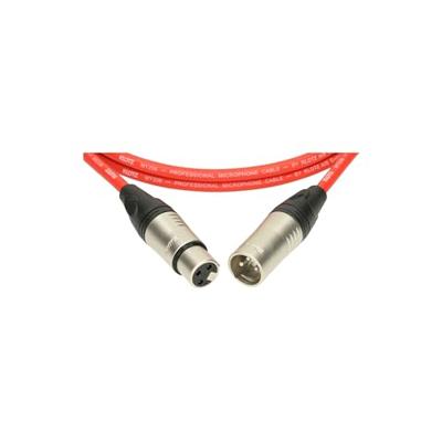 Klotz M1 K RT microfoonkabel 3p XLR F/M rood 5 meter