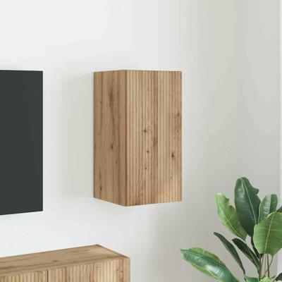 TV Wandkast Ambachtelijk eiken 30 x 31 x 60 cm Bewerkt hout