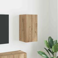 TV Wandkast Ambachtelijk eiken 30 x 31 x 60 cm Bewerkt hout - thumbnail