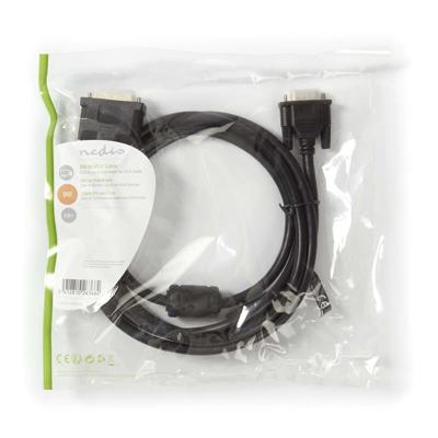 DVI-Kabel | DVI-A 12+5-pins male - VGA male | 2,0 m | Zwart