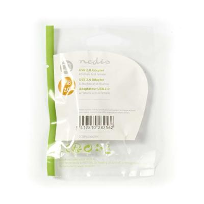 USB 2.0-Adapter | A Female - A Female | Zwart [CCGP60900BK]