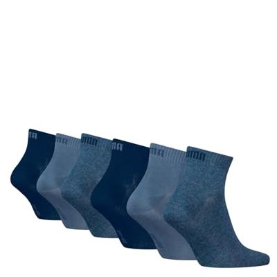 6-paar Quarter sokken - katoen