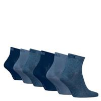 6-paar Quarter sokken - katoen - thumbnail