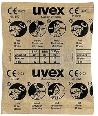 uvex 2112087 x-fit Oordoppen 37 dB Eenmalig gebruik EN 352-2 100 paar