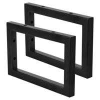 Differnz ophangbeugel fontein 23 x 15 cm powder coated steel zwart Montage Wastafelbladen - thumbnail