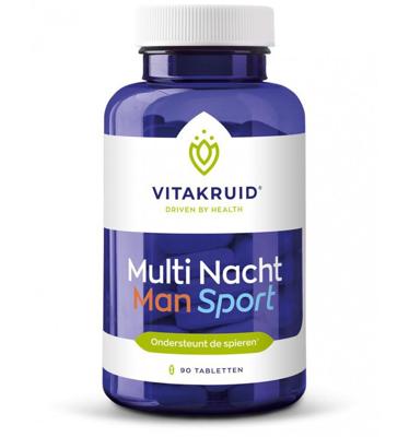 Vitakruid Multi Nacht Man Sport 100% Vegan 90