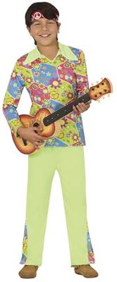 Hippie jongen flower power