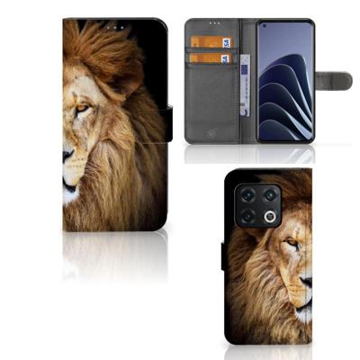 OnePlus 10 Pro | Telefoonhoesje | Met pasjeshouder | Leeuw