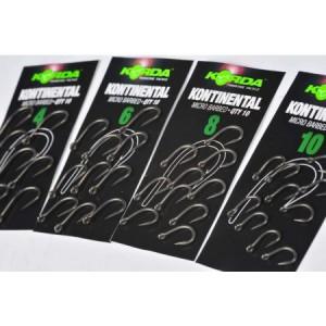 Korda Kontinental Hook Size 4, 10 st