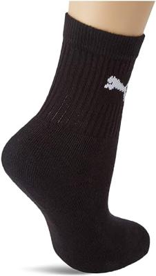 3-pack kinder sport sokken - Hoge katoenen sokken voor jongens en meisjes - 30 - Zwart - 30 - 30 - 30 - 30 - 30 - 30 - 30 - 30