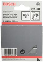 Bosch Accessoires Niet met fijne draad type 58 13 x 0,75 x 8 mm 1000st - 2609200235 - thumbnail