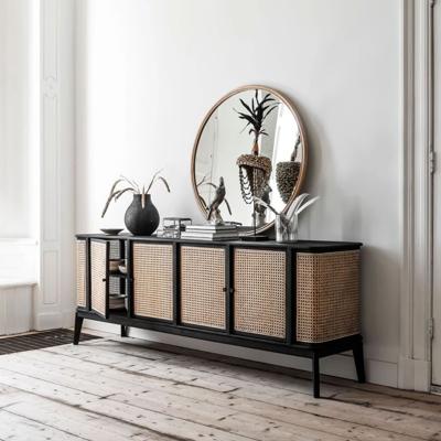 MUST Living Dressoir 'Raffles' Rotan en hout, 213 x 80cm MUST Living Dressoir 'Raffles' Rotan en hout, 213 x 80cm