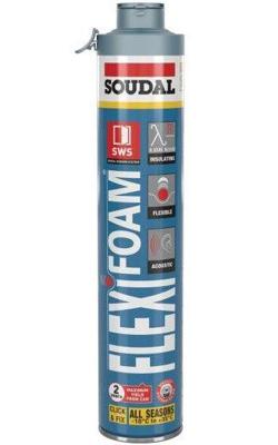 Soudal Flexifoam Click & Fix 750ml Soudal Flexifoam Click & Fix 750ml