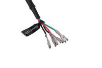 Alphacool Powerbutton met push-button 19mm red lighting - deep black schakelaar - thumbnail